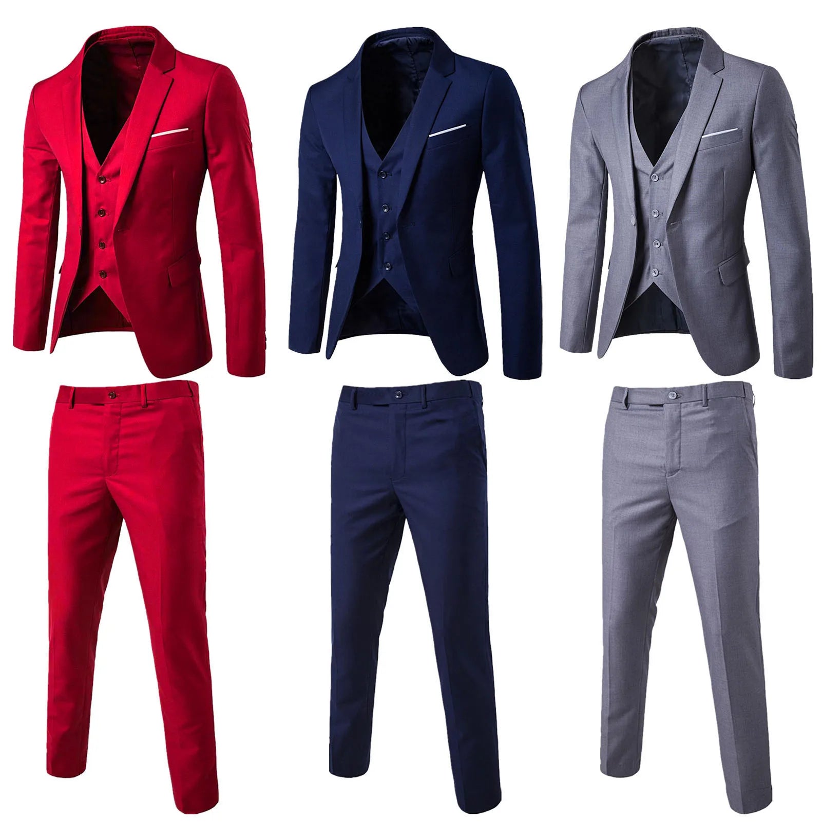 3pcs Men’s Suit SlimAzizaK