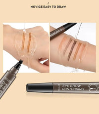 4 Point Eyebrow Pencil Women Makeup Waterproof Liquid Eyebrow Pen Long Lasting MakeupAzizaK