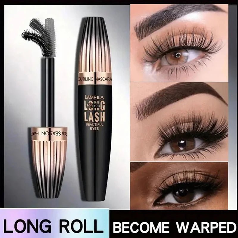 4D Waterproof, Encrypted, Long - Lasting Eyelash Mascara.AzizaK