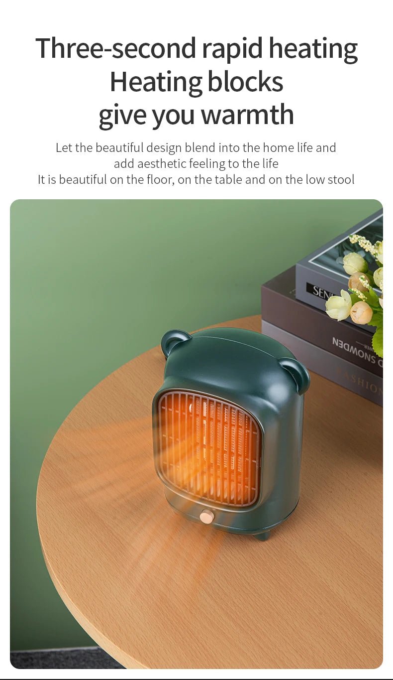 500W/220V Room Heater Quiet Electric HeaterAzizaK