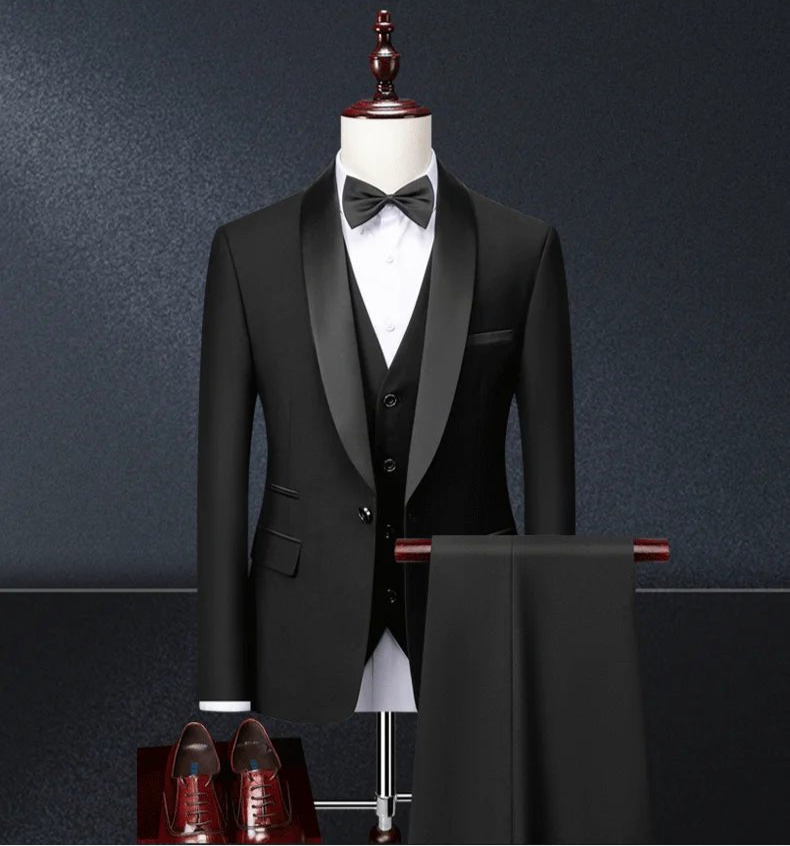 3-piece slim fit set, high quality