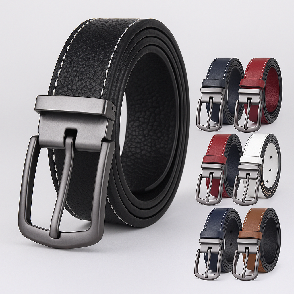 Children’s Fashion Leather Belt – Classic Style for Boys and Girls