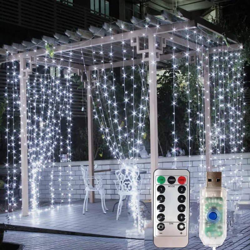 6M/3M USB LED String Lights Christmas New Year Wedding Decorations Outdoor Garden LightsAzizaK