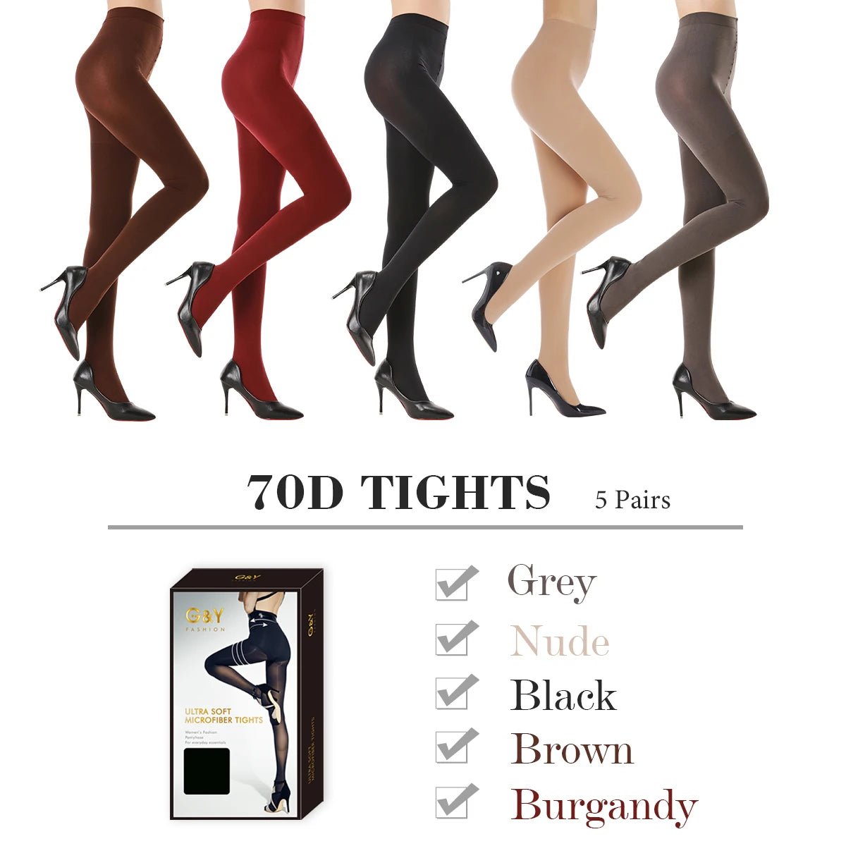 70D High Elasticity Soft TightsAzizaK