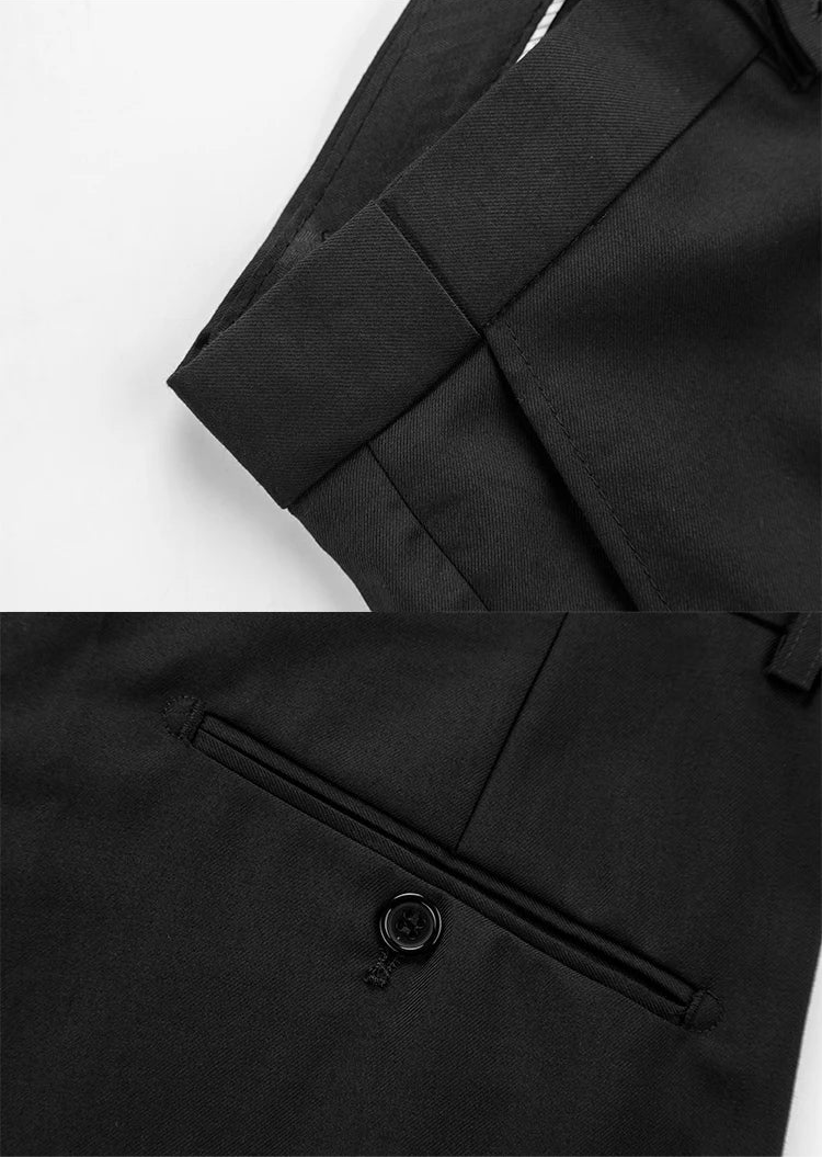 Pantalones de abrigo 2 piezas traje conjunto lujo vestido de novia