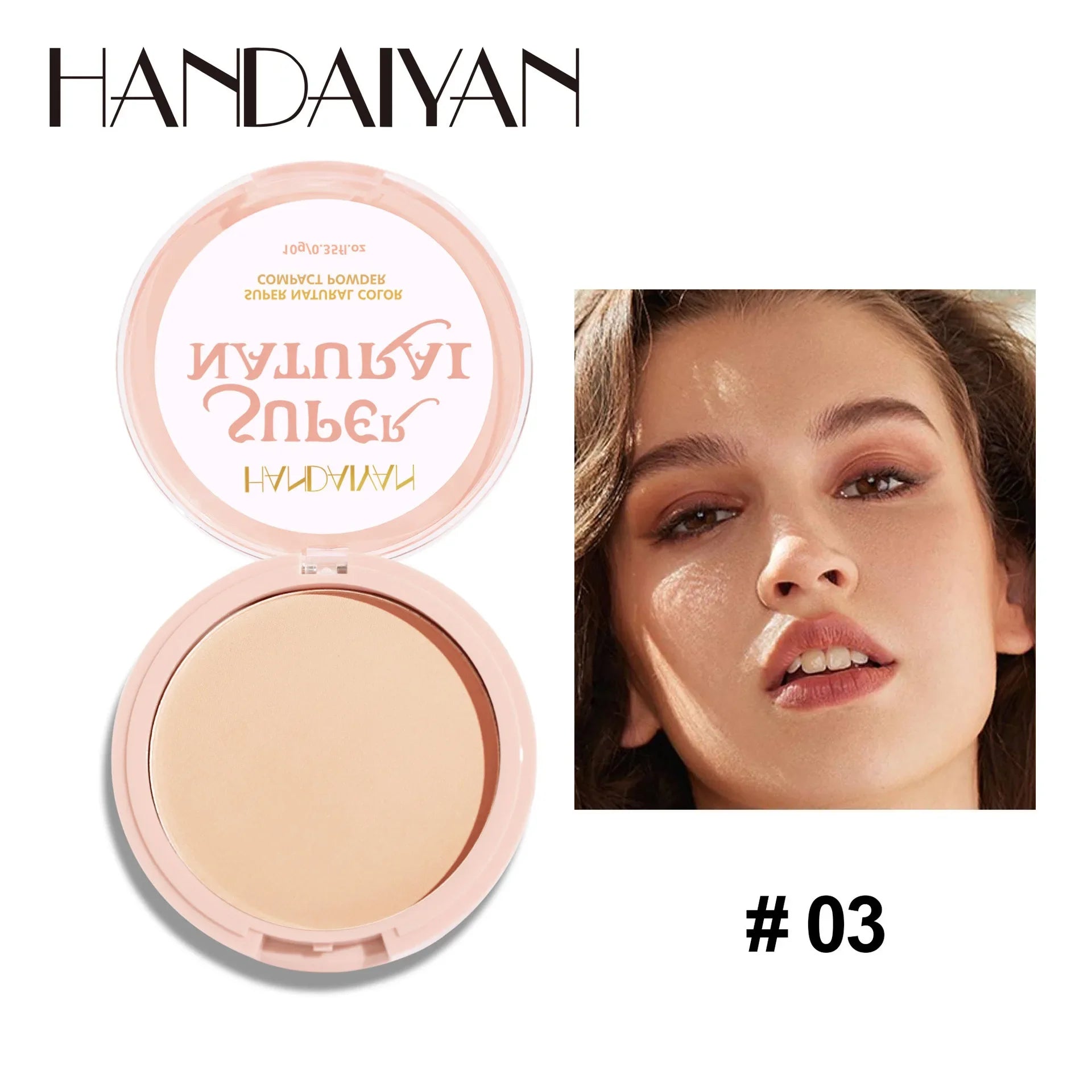 8 Color Matte Face Pressed Powder 24 Hours Oil Control Natural Setting Powder Foundation Full Coverage Waterproof Lasting MakeupAzizaK