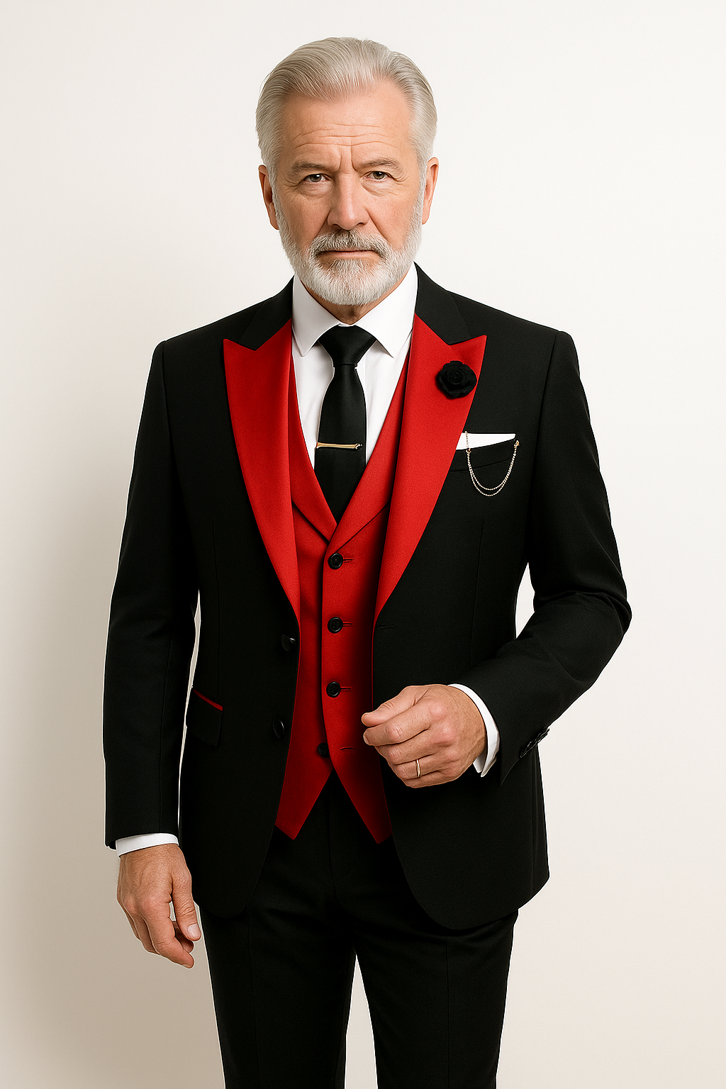New men’s suit 3 pieces