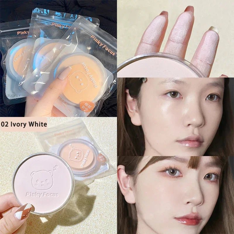 99% Aloe Vera Softening Powder Waterproof Moisturizing Concealer Foundation Fixed Make Up Oil Control Facial Makeup CosmeticsAzizaK