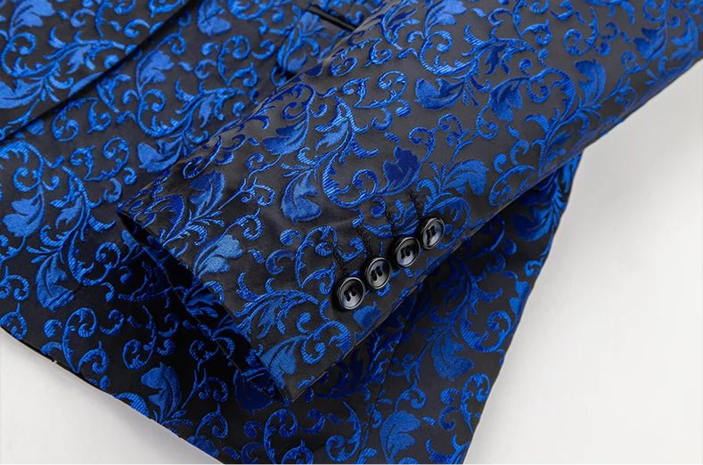 Pantalones de abrigo 2 piezas traje conjunto lujo vestido de novia
