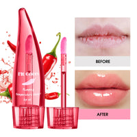 Plumping Lip Oil with Aloe Vera and Chilli | Temperature Activated Color Change | Moisturizing and Hydrating Lip Gloss for Fuller Lips