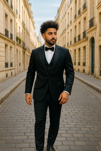 🕴️ 3-Piece Slim Fit Suit – High Quality Jacket, Vest & Trousers