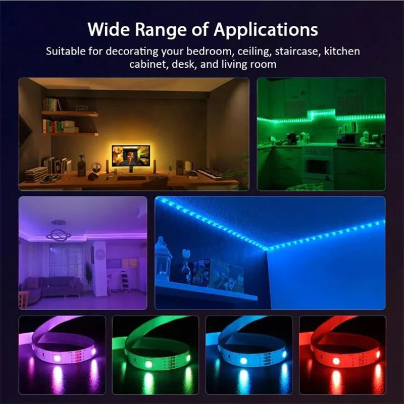 LED Strip Light Lighting Music Sync for Party PC TV Living Room