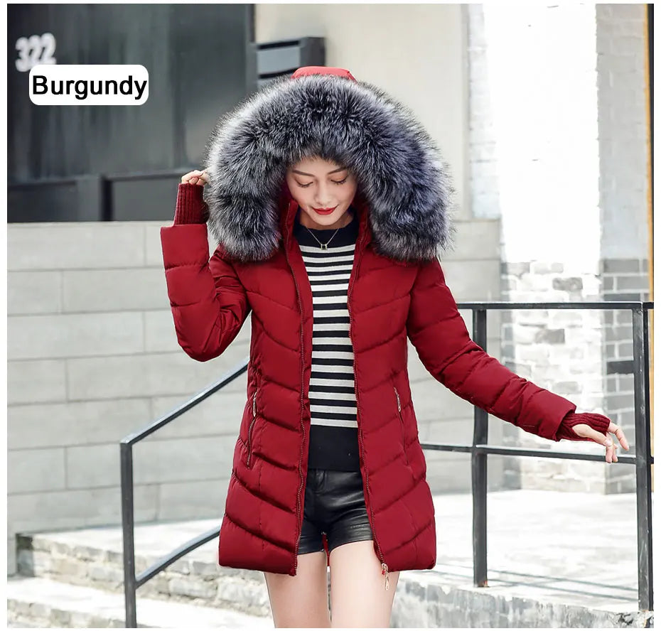 Thicken Warm Padded Cotton Long Coat