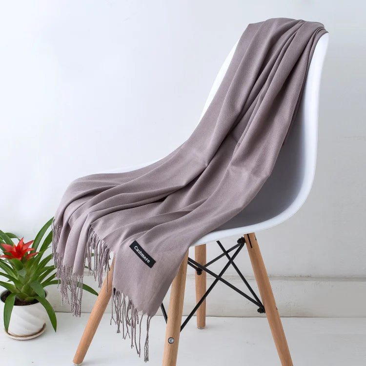 Solid Cashmere Scarf