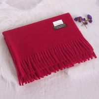 Soft and warm cashmere scarf