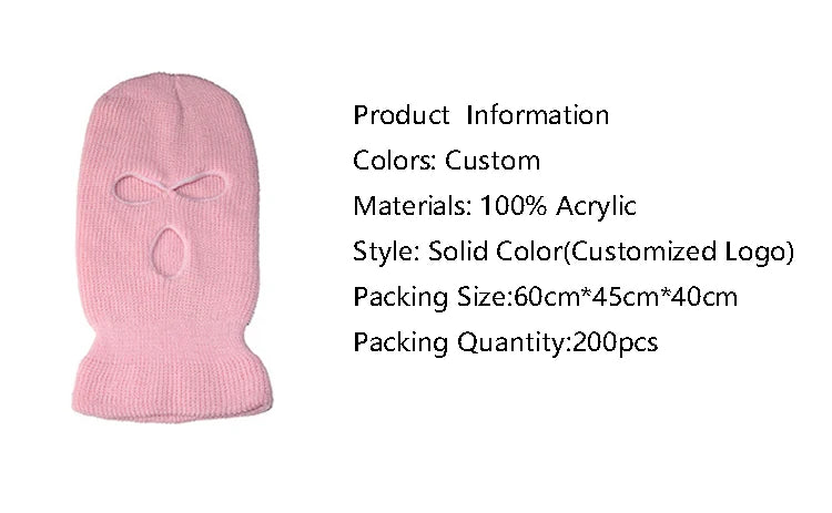 Windproof Knitted Hats for Motorcycle