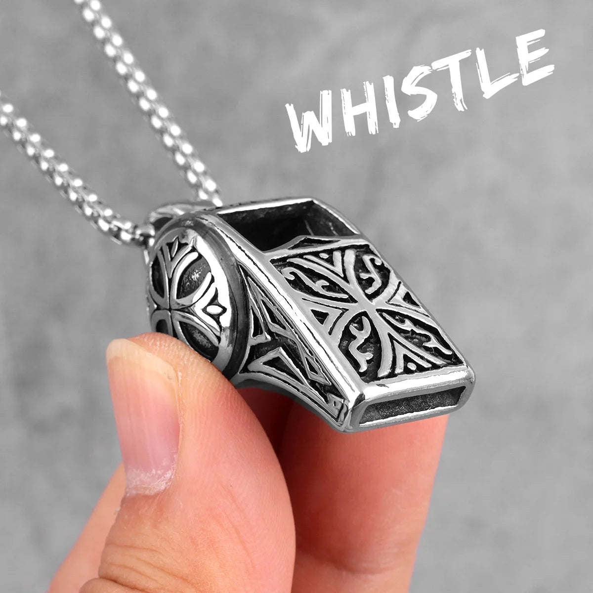 Whistle Vintage Long Men Necklaces