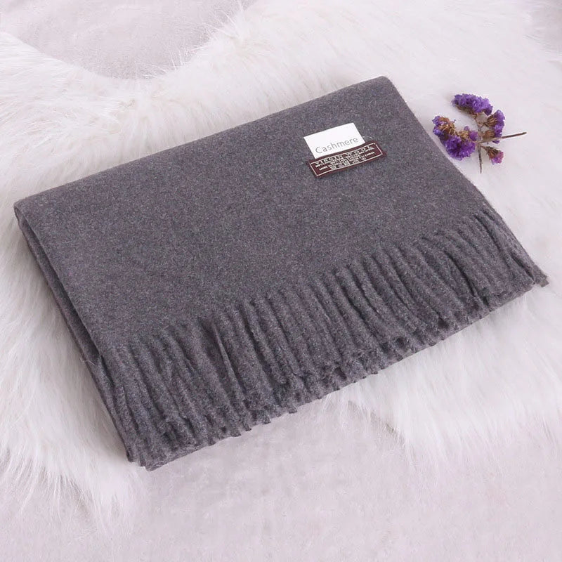 Soft and warm cashmere scarf