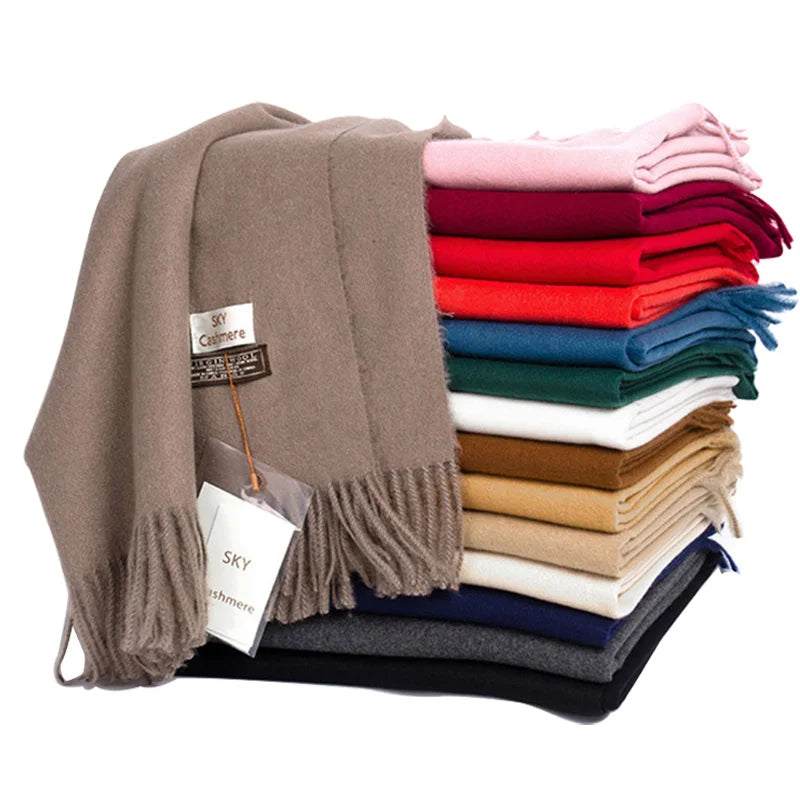 Soft and warm cashmere scarf