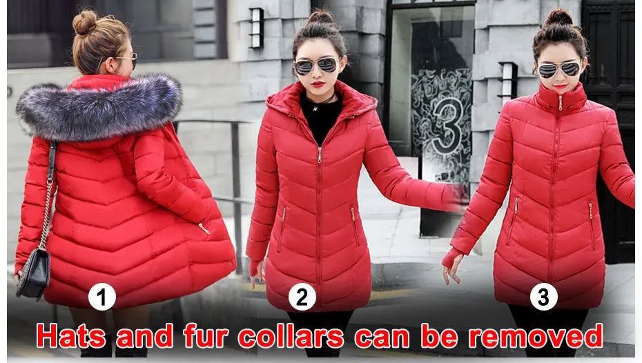 Thicken Warm Padded Cotton Long Coat