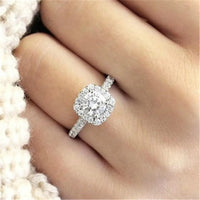 Rings Exquisite White Drill Fashion Rings