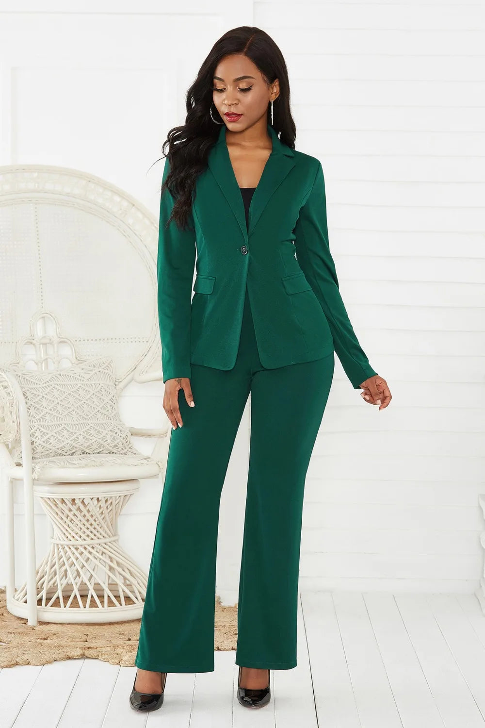 Two Piece Office Suit Set