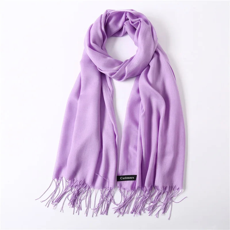 Solid Cashmere Scarf