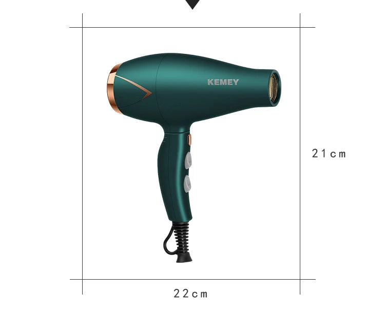 Kemei 3500W Hot and Cold Wind Hair Dryer Foldable Compact Blow Dryer Hairdryer Hair Styling Tools for Salons and Household Use