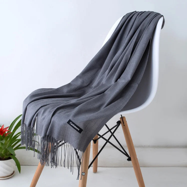 Solid Cashmere Scarf