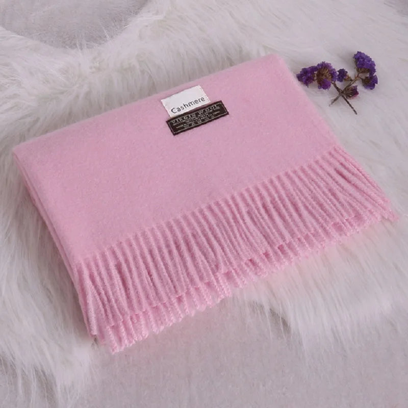 Soft and warm cashmere scarf