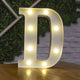 Luminous LED Alphabet Letters Digital Lamp Battery Warm Night Light for Home Wedding Birthday Christmas Party DecorationAzizaK