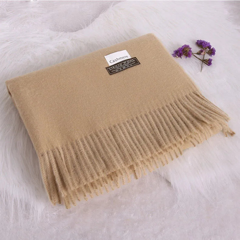 Soft and warm cashmere scarf