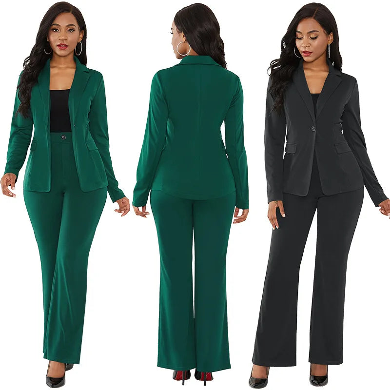 Two Piece Office Suit Set