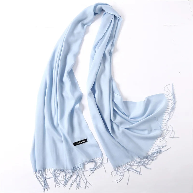 Solid Cashmere Scarf