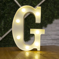 Luminous LED Alphabet Letters Digital Lamp Battery Warm Night Light for Home Wedding Birthday Christmas Party DecorationAzizaK