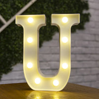 Luminous LED Alphabet Letters Digital Lamp Battery Warm Night Light for Home Wedding Birthday Christmas Party DecorationAzizaK