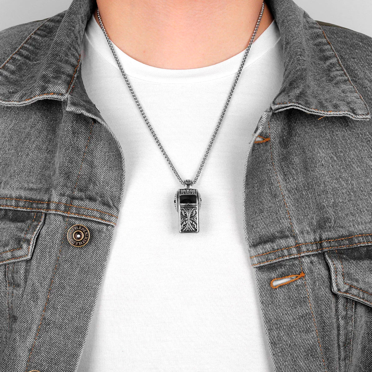 Whistle Vintage Long Men Necklaces