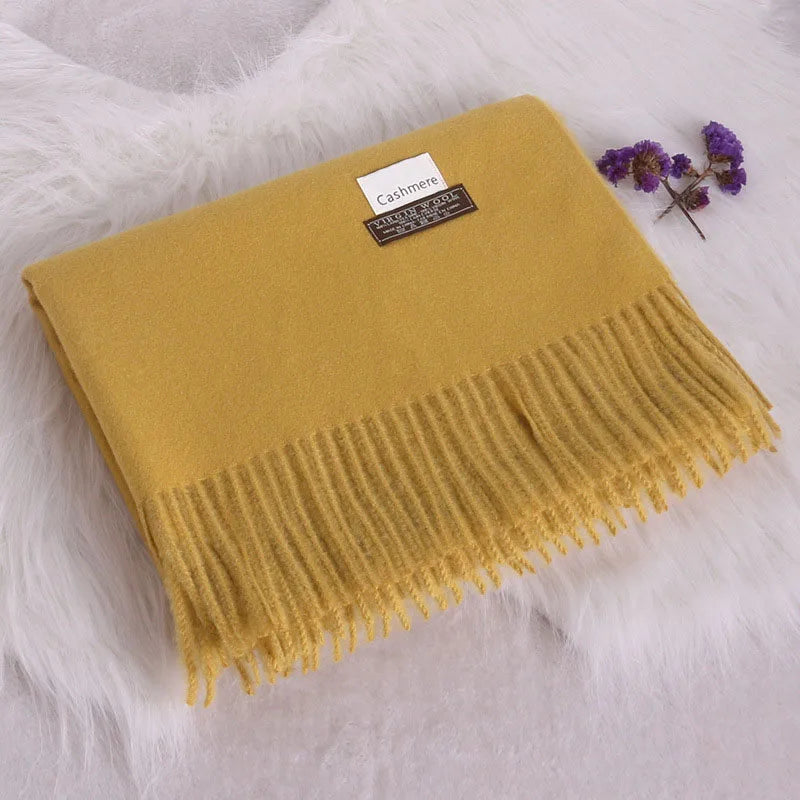 Soft and warm cashmere scarf