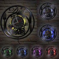 Modern Vinyl Wall Clock Decor