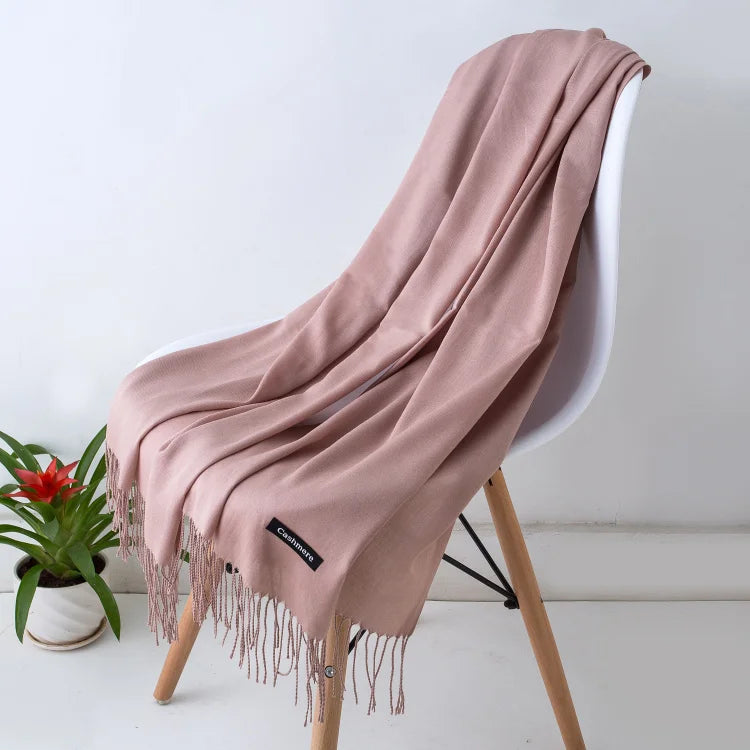 Solid Cashmere Scarf