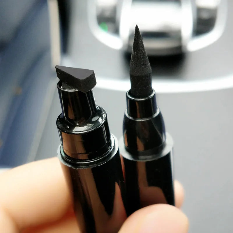 Liquid Eyeliner Stamp Marker Pen Waterproof Long Lasting Double-ended Cosmetic Makeup Eye Liner