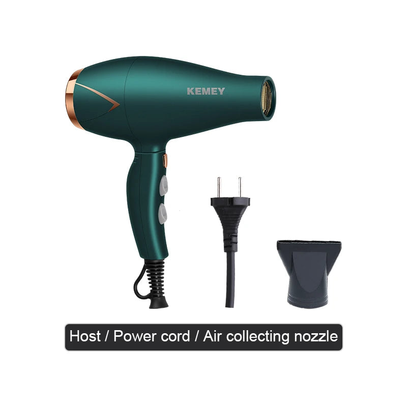 Kemei 3500W Hot and Cold Wind Hair Dryer Foldable Compact Blow Dryer Hairdryer Hair Styling Tools for Salons and Household Use