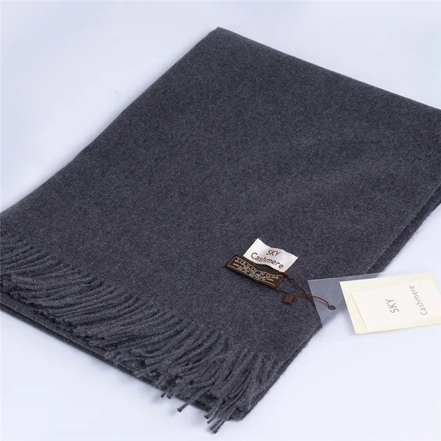 Soft and warm cashmere scarf