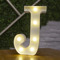 Luminous LED Alphabet Letters Digital Lamp Battery Warm Night Light for Home Wedding Birthday Christmas Party DecorationAzizaK