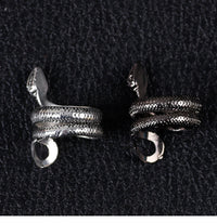 Retro hip-hop rock snake ring