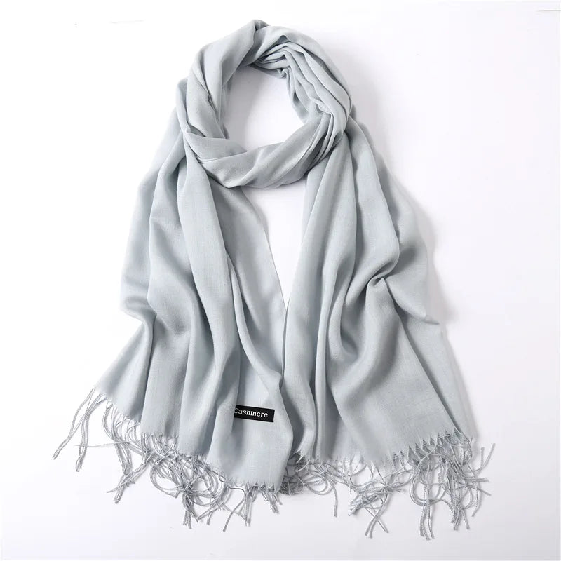 Solid Cashmere Scarf