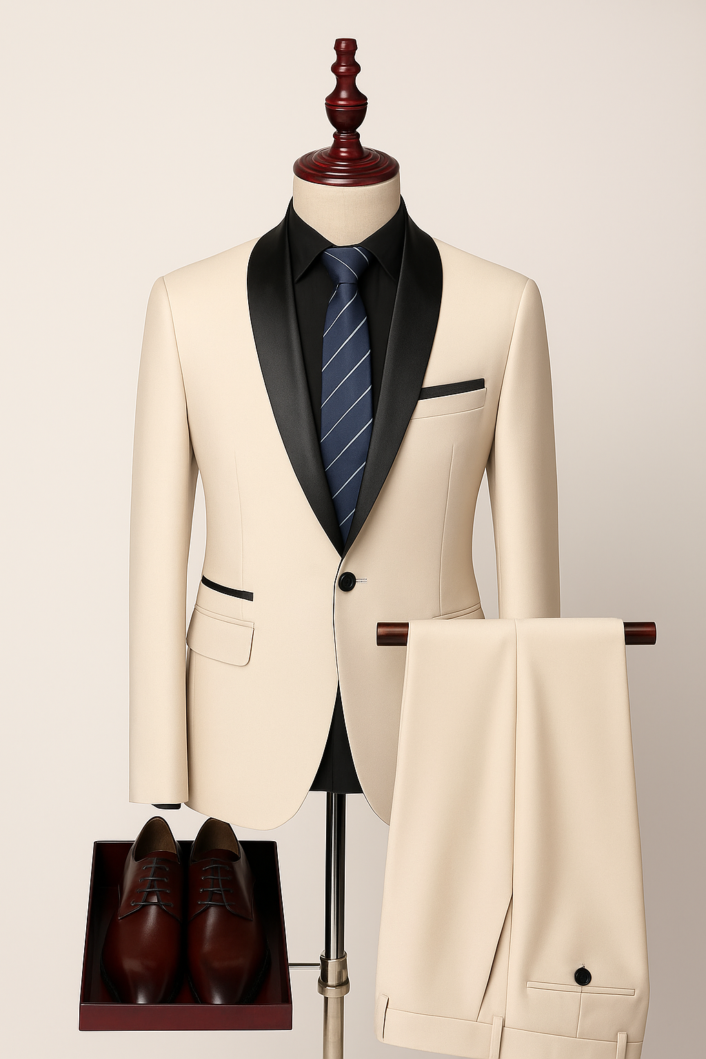 🕴️ 3-Piece Slim Fit Suit – High Quality Jacket, Vest & Trousers