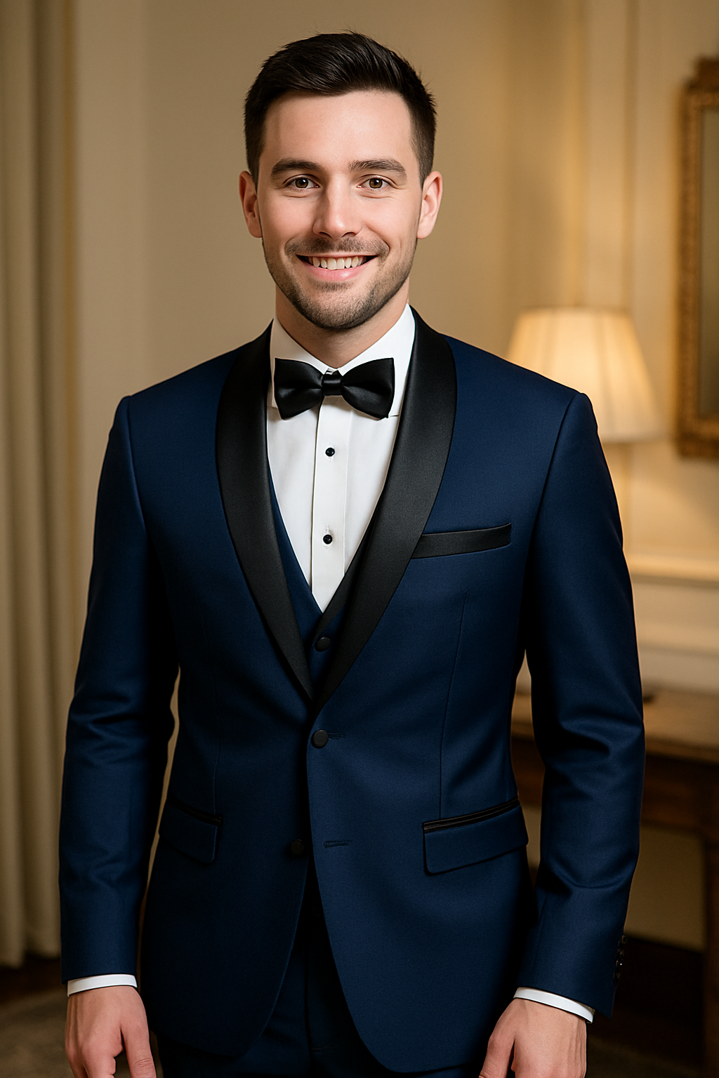 🕴️ 3-Piece Slim Fit Suit – High Quality Jacket, Vest & Trousers