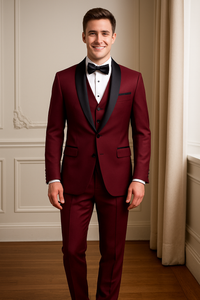 🕴️ 3-Piece Slim Fit Suit – High Quality Jacket, Vest & Trousers