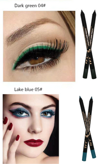 Long Lasting Eyeliner Pencil Colourful Pigment Waterproof Blue Black White Color Gel Eye Liner Pen Makeup Eye Beauty Cosmetics